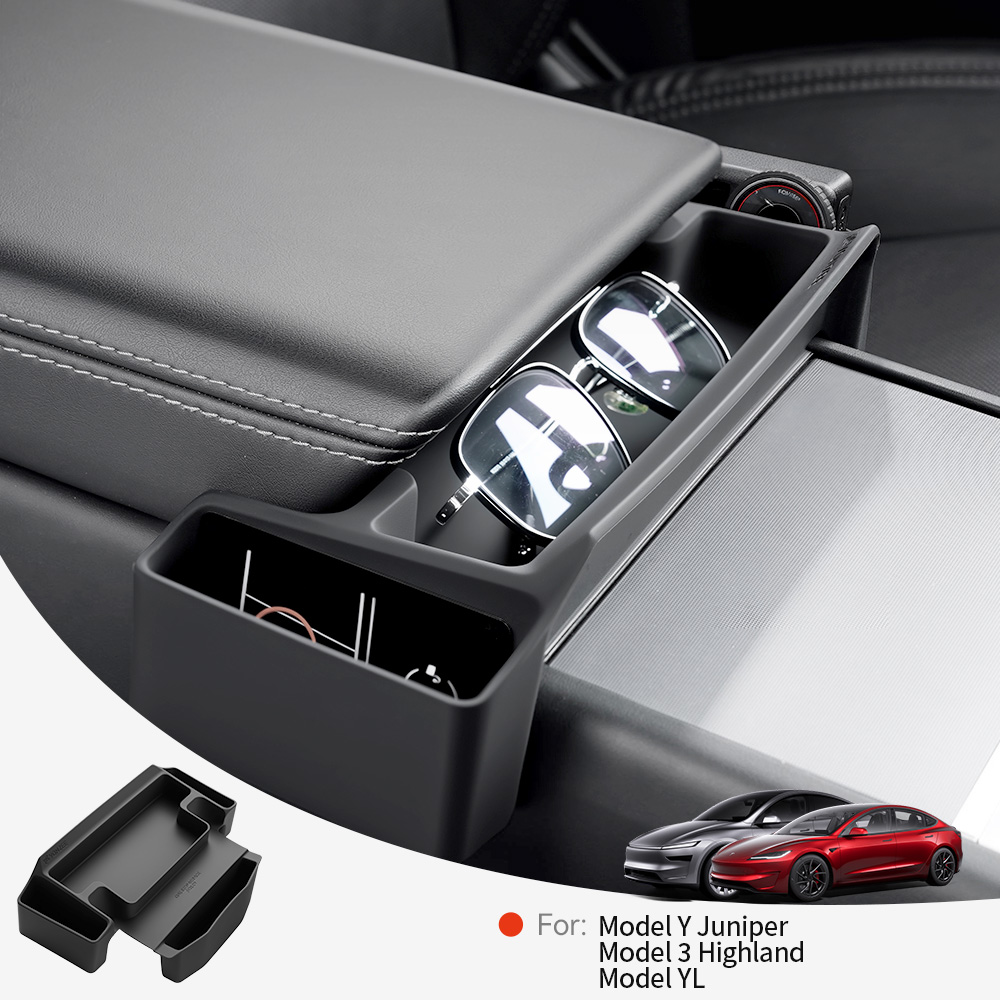 Car Accessories Quirky - YZ 센터 콘솔 암레스트 수납함 테슬라