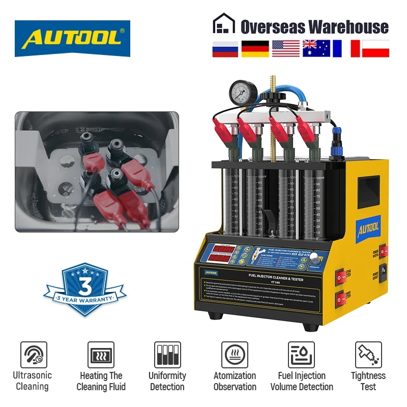 Fuel Injector Cleaner - ﻿ AUTOOL 4기통 자동차 연료 인젝터