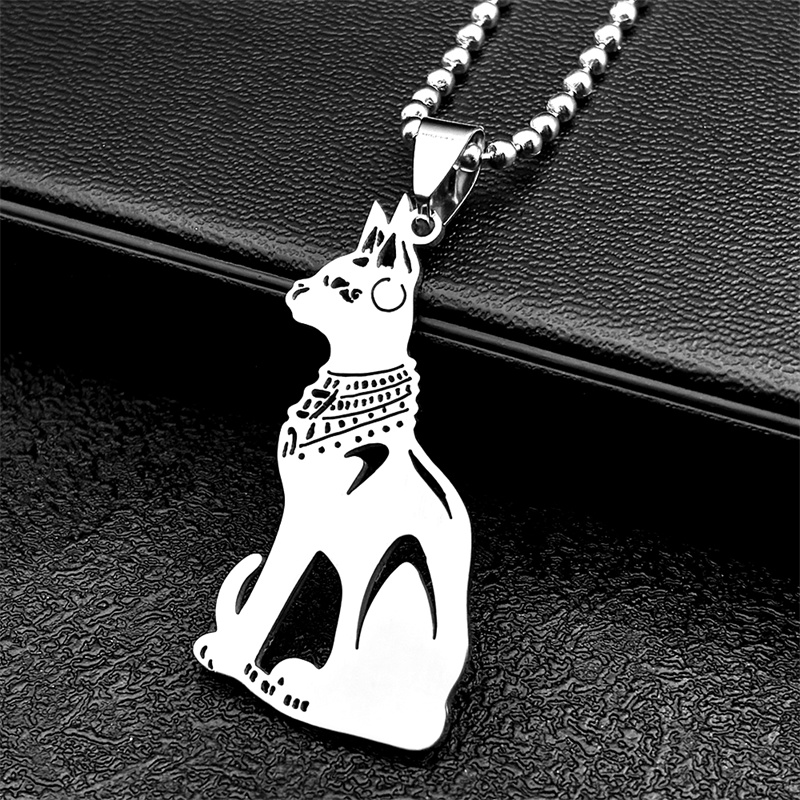 Car Accessories Egypt - 스테인레스 스틸 이집트 고양이 Bastet 자동차