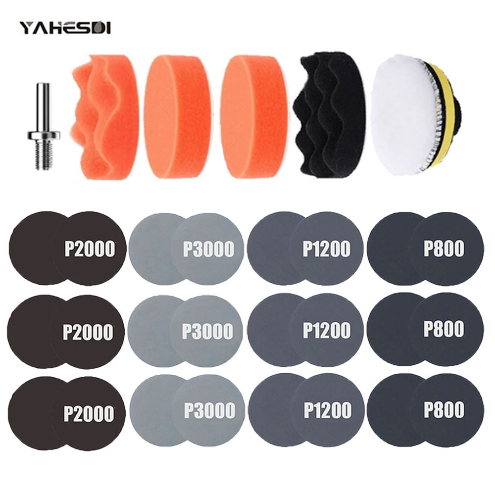 Car Wax Polishing Pad - 자동차 연마 스폰지 75mm 3 인치
