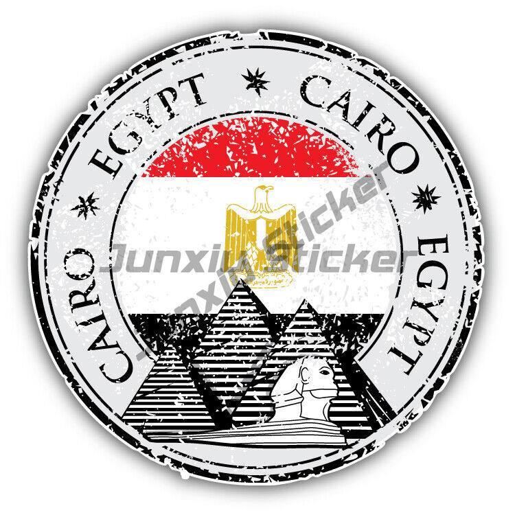Car Accessories Egypt - 알렉산드라 카이로 이집트 라운드 플래그 스탬프