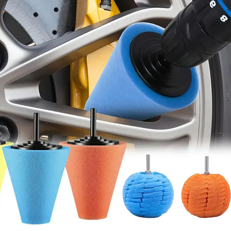 Car Wax Polishing Pad - 자동차 드릴 광택 스펀지 패드 키트
