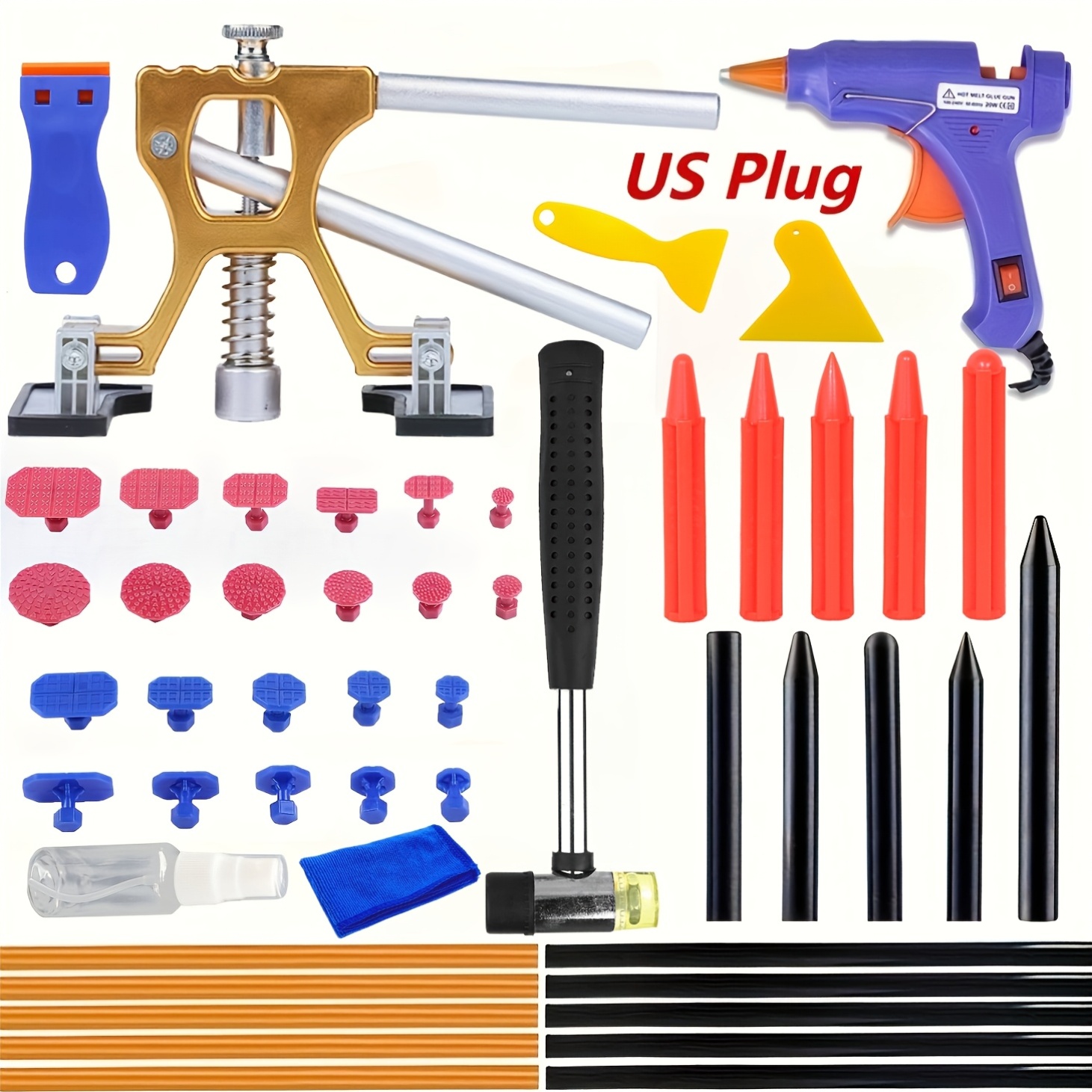 Car Accessories Workshop - 새로운 조절식 자동차 덴트 수리 키트,