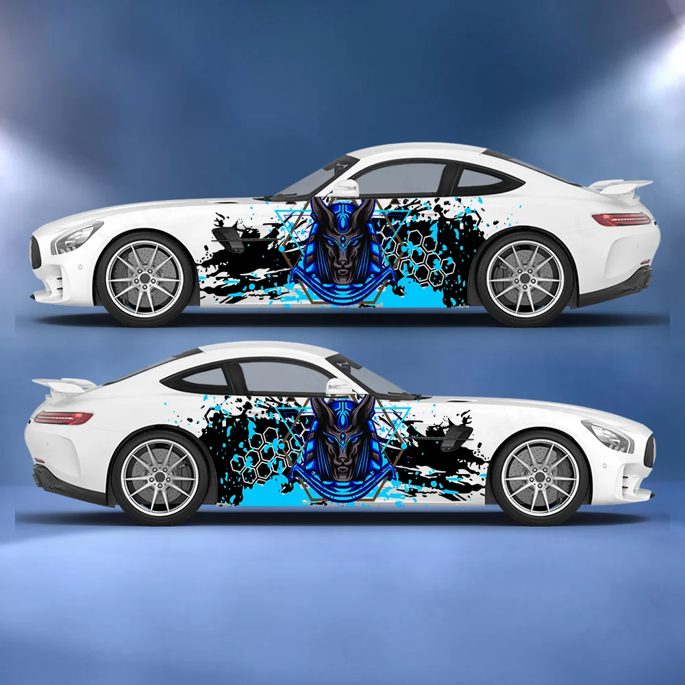Car Accessories Egypt - 아누비스 고대 이집트 자동차 비닐 랩