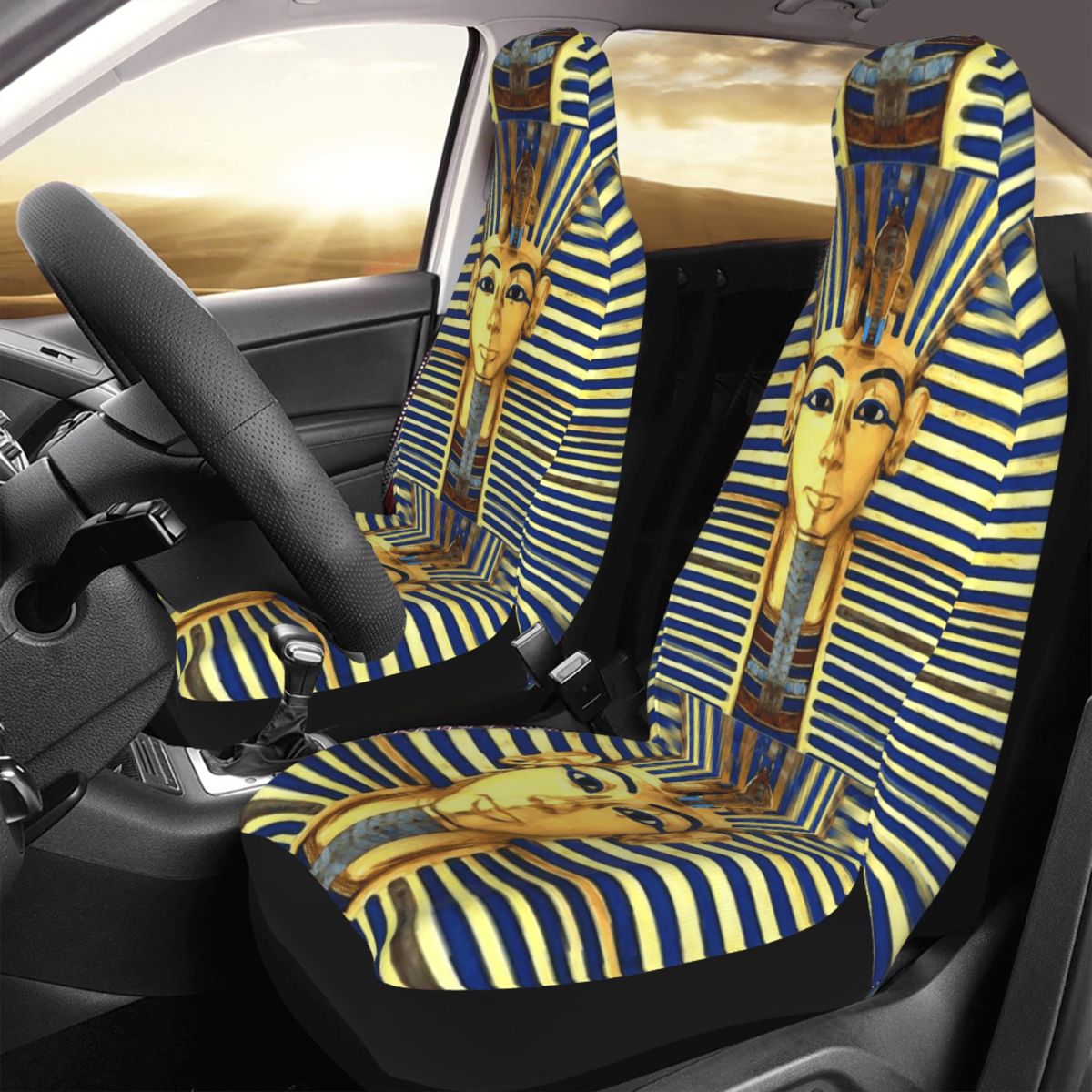 파라오 킹 투트 골드 라피스 유니버설 카시트 커버 사계 - Car Accessories Egypt 리뷰 및 가격