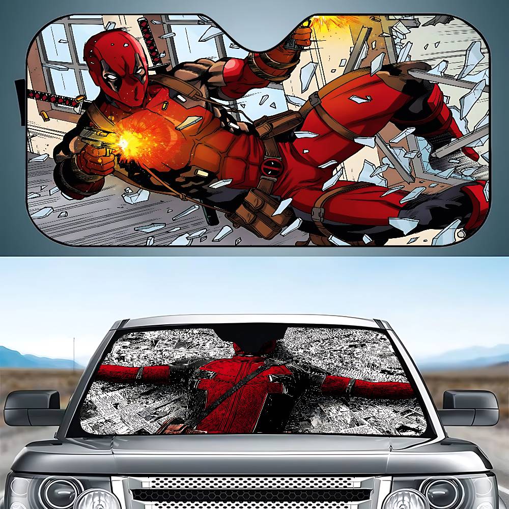 Cute-D-deadpool-S 스타일리쉬하고 트렌디한 - Windshield Sun Shade 리뷰 및 가격