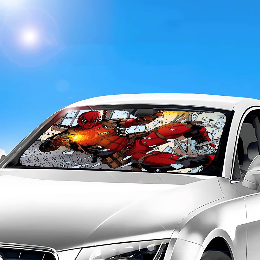 Cute-D-deadpool-S 스타일리쉬하고 트렌디한 - Windshield Sun Shade 리뷰 및 가격