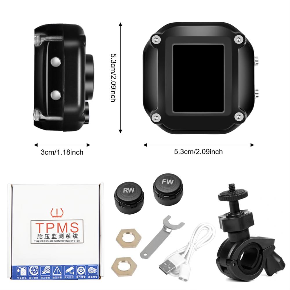 QC 3.0 고속 충전 USB 출력 기능이 있는 오토바 - Tire Pressure Monitor 리뷰 및 가격