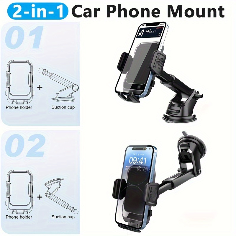 차량용 휴대폰 거치대 흡착식 핸드폰 홀더 아이폰15 샤 - Car Accessories Xiaomi 리뷰 및 가격