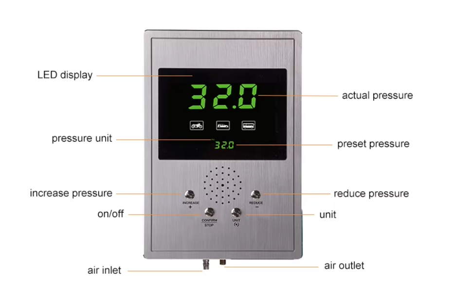 완전 자동 디지털 LED 타이어 공기 주입기 AC 85 - Tire Pressure Monitor 리뷰 및 가격