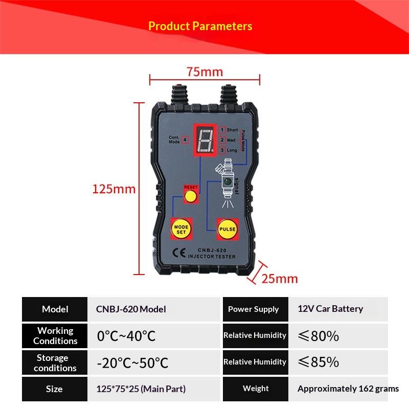 휴대용 자동차 연료 인젝터 테스터 4 펄스 모드 연료  - Fuel Injector Cleaner 리뷰 및 가격
