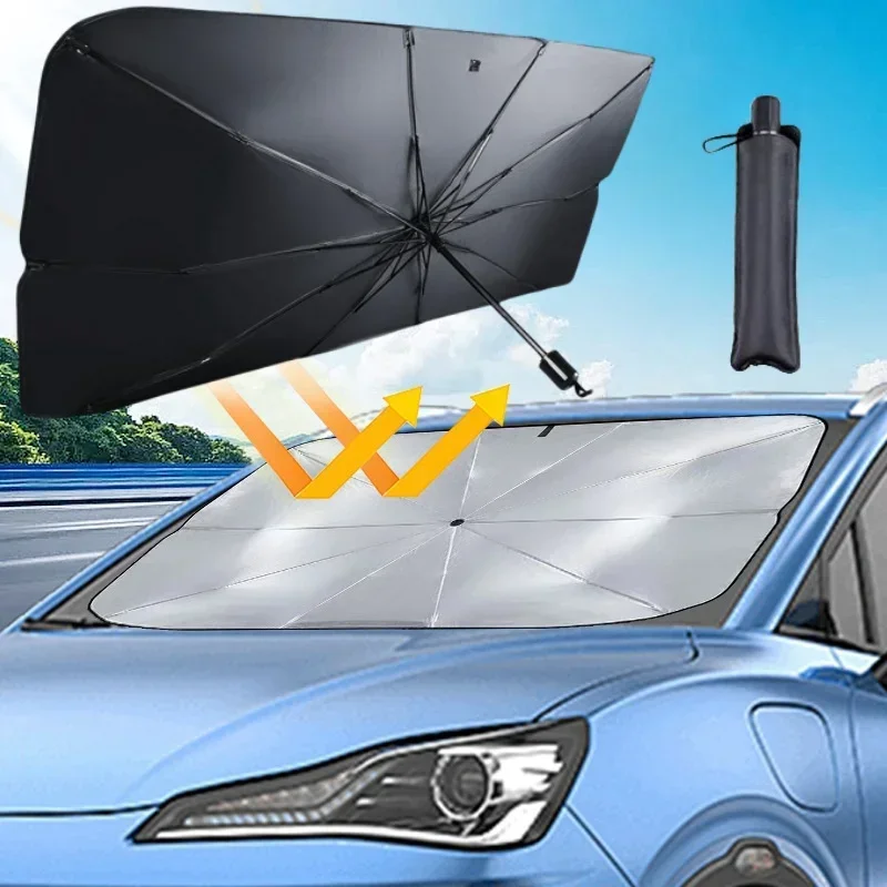 자동차 앞유리 차양막, 접이식 우산형 차양막/커버 (대 - Windshield Sun Shade 리뷰 및 가격