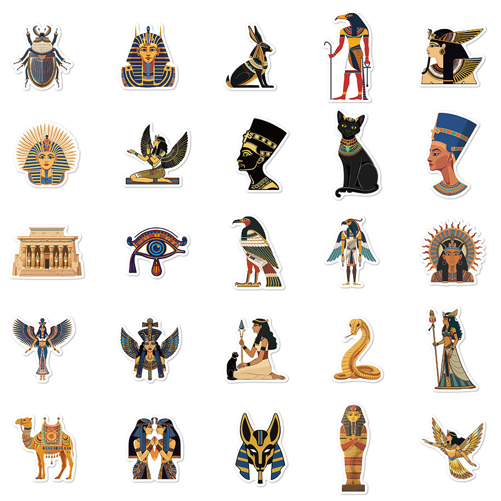 10/30/50PCS 고대 이집트 문화 스티커 낙서 장 - Car Accessories Egypt 리뷰 및 가격
