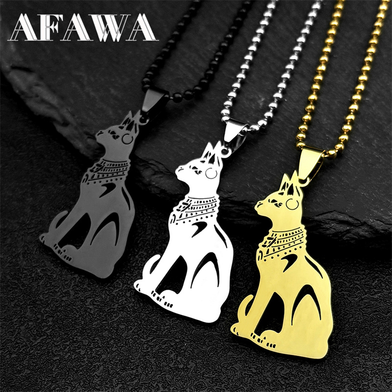 스테인레스 스틸 이집트 고양이 Bastet 자동차 키  - Car Accessories Egypt 리뷰 및 가격