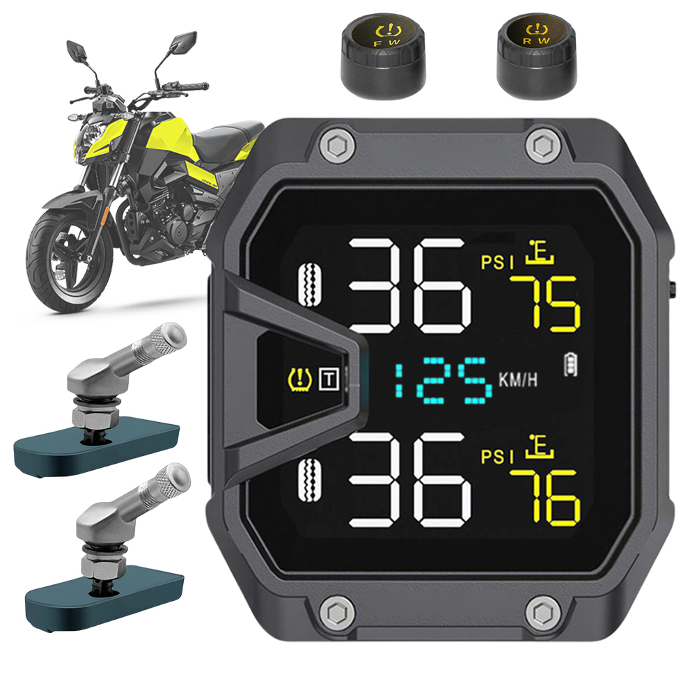 오토바이 TPMS 타이어 압력 모니터링 시스템 LCD  - Tire Pressure Monitor 리뷰 및 가격