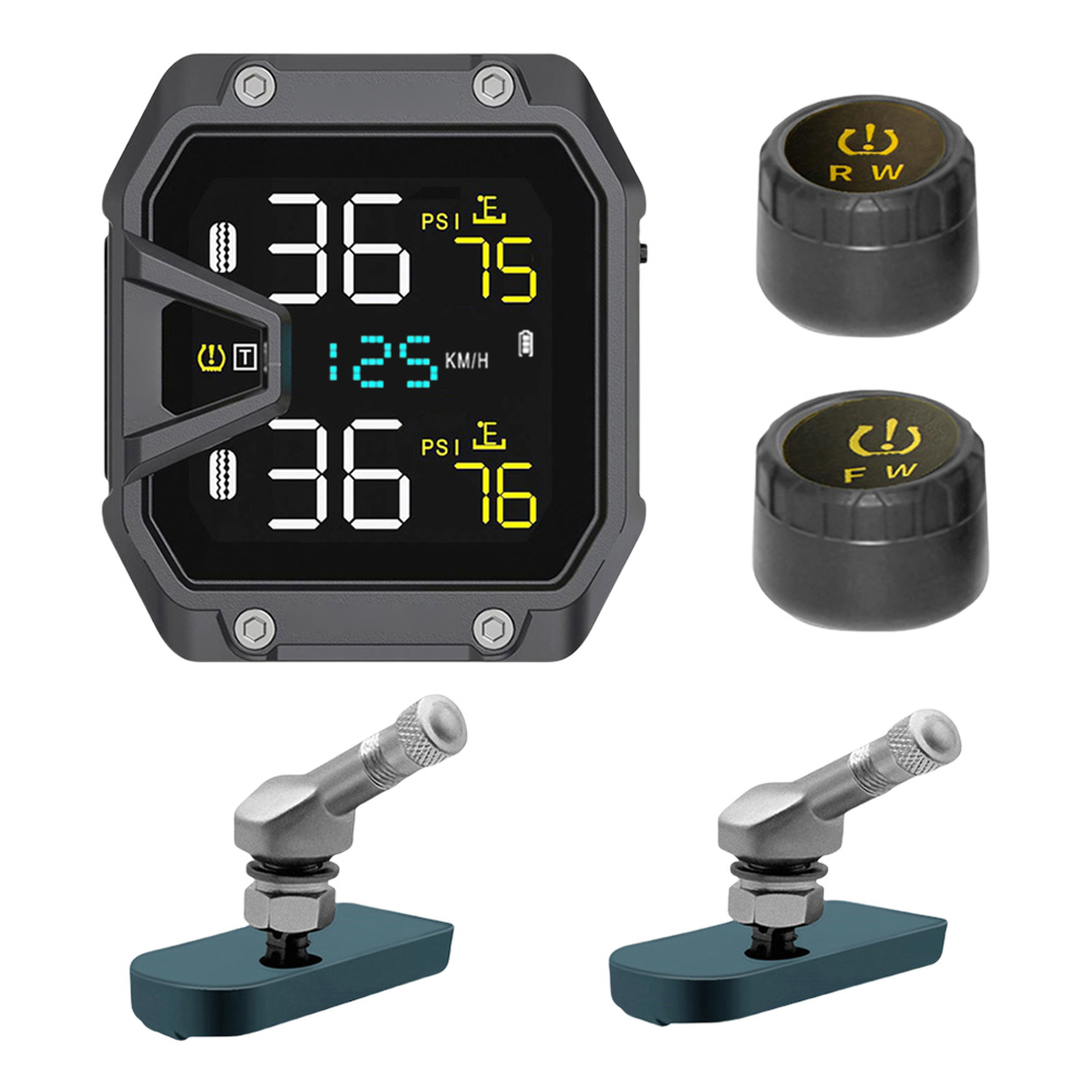 오토바이 TPMS 타이어 압력 모니터링 시스템 LCD  - Tire Pressure Monitor 리뷰 및 가격