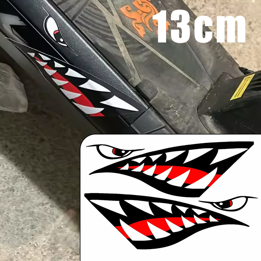 JDM 상어 입 이빨 자동차 스티커 만화 재미 있은 방 - Car Accessories On Amazon 리뷰 및 가격