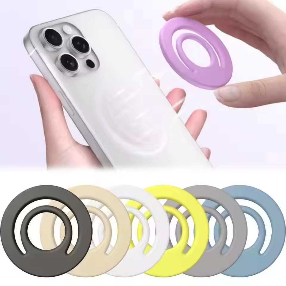 자석 실리콘 스탠드 핑거 링 차량용 핸드폰 홀더 아이폰 - Car Accessories Xiaomi 리뷰 및 가격