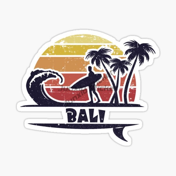 발리 인도네시아 해변 서핑 풍경 자동차 스티커 자동차  - Car Accessories Bali 리뷰 및 가격