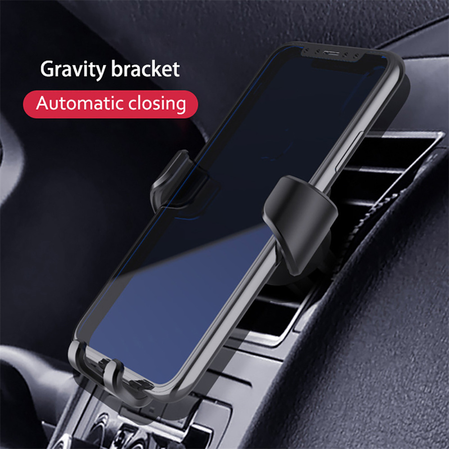 중력식 차량용 핸드폰 거치대, 에어벤트용 휴대폰 클립형 - Car Accessories Xiaomi 리뷰 및 가격