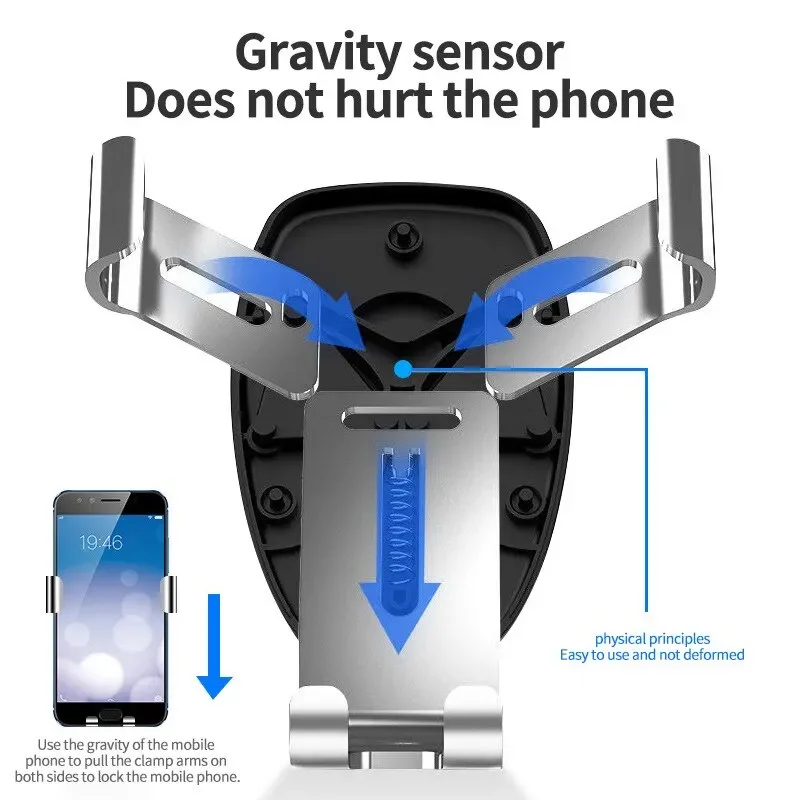 1개 차량용 핸드폰 거치대 중력 확장 스탠드 (아이폰, - Car Accessories Xiaomi 리뷰 및 가격