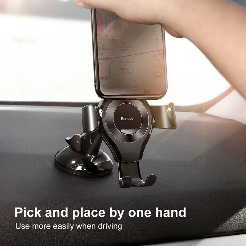 Baseus 자동차 전화 홀더 아이폰 자동 중력 대시  - Car Accessories Xiaomi 리뷰 및 가격