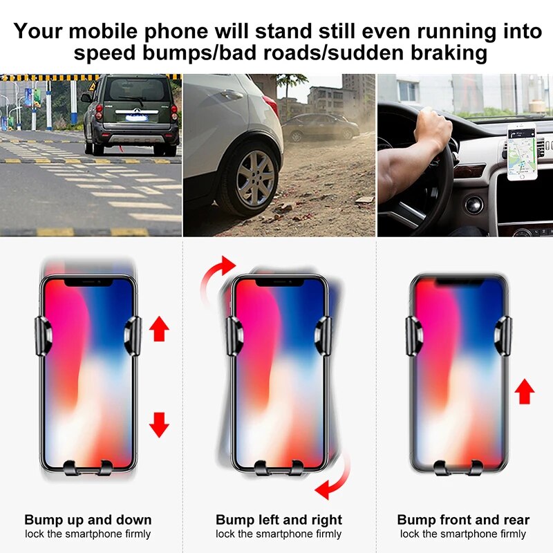 Baseus 자동차 전화 홀더 아이폰 자동 중력 대시  - Car Accessories Xiaomi 리뷰 및 가격