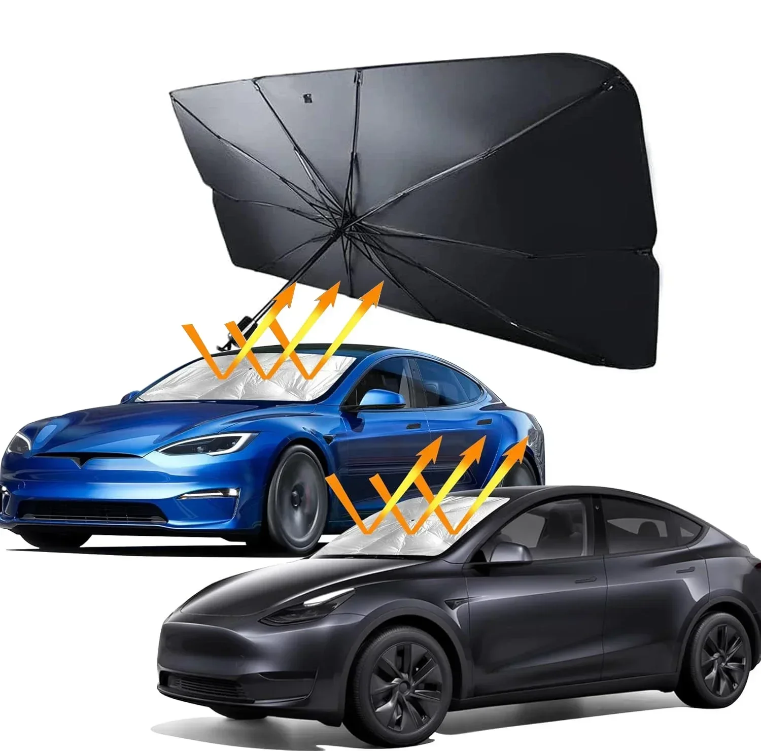 자동차 앞유리 차양막 접이식 우산형 햇빛 가리개 UV  - Windshield Sun Shade 리뷰 및 가격