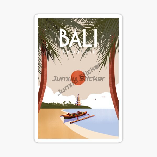 발리 인도네시아 해변 서핑 풍경 자동차 스티커 자동차  - Car Accessories Bali 리뷰 및 가격