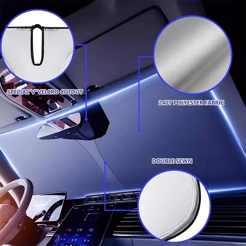 차량 앞유리 차양막 자외선 차단 햇빛 가리개 앞유리 바 - Automatic Car Sunshade 리뷰 및 가격
